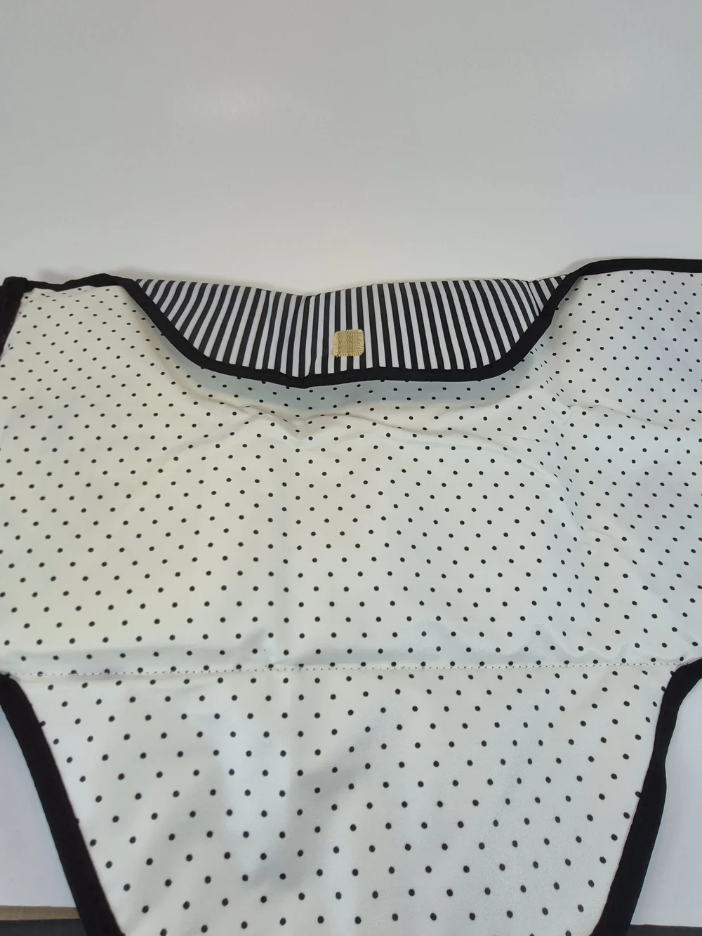 Skip Hop Black & White Striped Portable/Wipeable Changing Pad